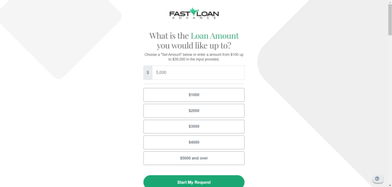 An Image of the Fast Loan Advance Website